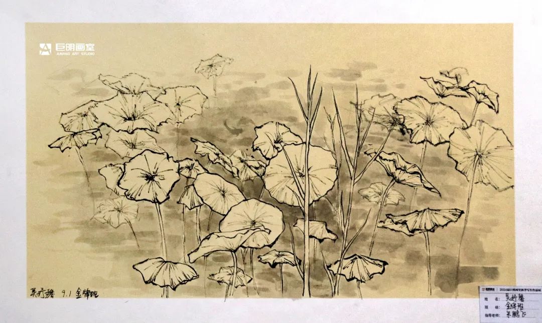 與山河擁抱，與藝術(shù)相遇丨2024屆重慶巨明畫室秋季寫生作品展-速寫篇