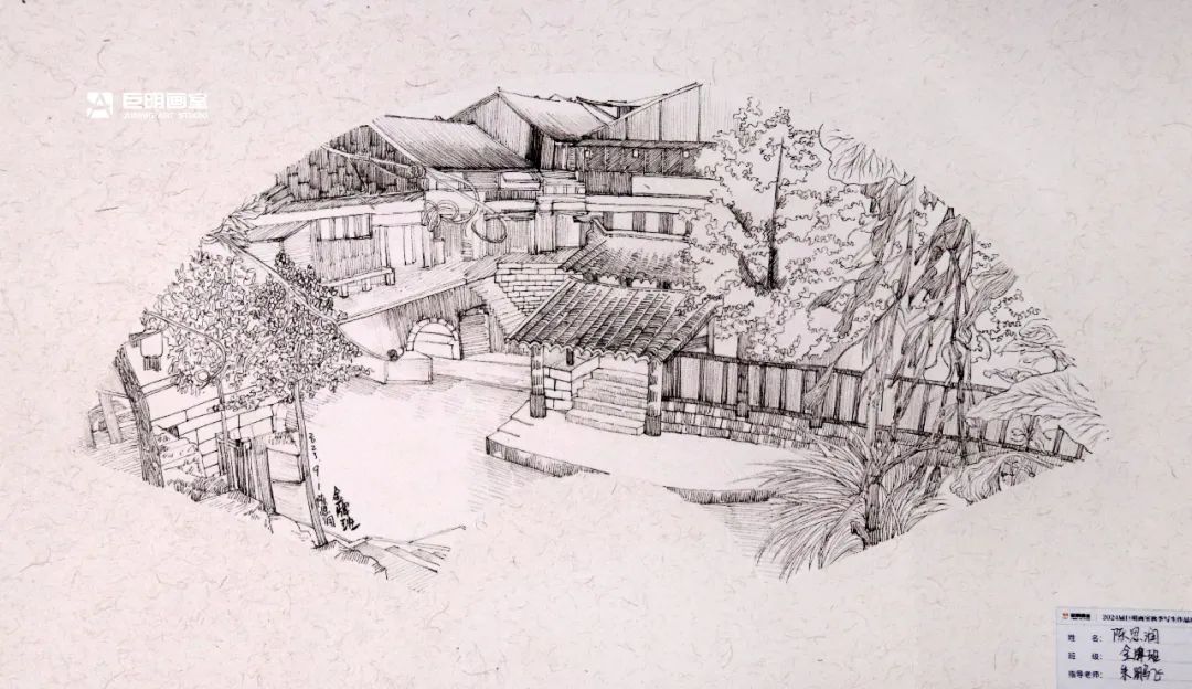 與山河擁抱，與藝術(shù)相遇丨2024屆重慶巨明畫室秋季寫生作品展-速寫篇
