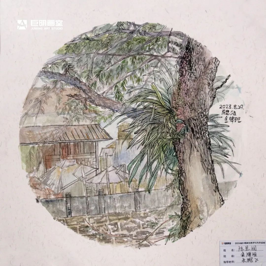 與山河擁抱，與藝術(shù)相遇丨2024屆重慶巨明畫室秋季寫生作品展-速寫篇