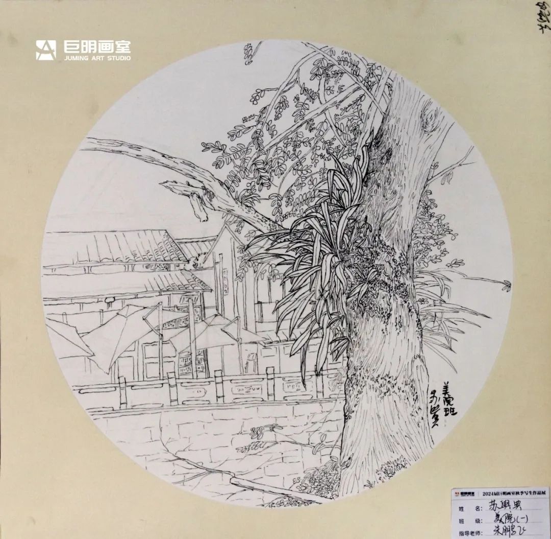 與山河擁抱，與藝術(shù)相遇丨2024屆重慶巨明畫室秋季寫生作品展-速寫篇