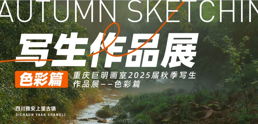 水墨上里·繪夢(mèng)青春丨重慶巨明畫室2025屆寫生作品展之色彩篇